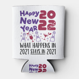 2022年おめでとう2021年お別れおもしろい 缶クーラー
