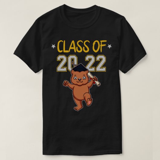 2022年おもしろい卒業5年動物教室 Tシャツ (デザイン正面)