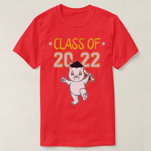2022年おもしろい卒業 Tシャツ (デザイン正面)