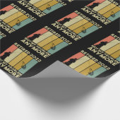 2022年おもしろい退職男性女性フィッシャ退職したー ラッピングペーパー (角)