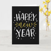 2022年お正月に家族で楽しく過ごす カード (黄色い花)