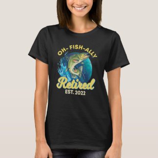 2022年お魚いっぱい引退 お魚好きな上司のための退職祝いギフト Tシャツ