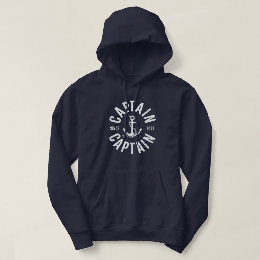 2022年から船長 Hoodie とスウェットシャツ パーカ (デザイン正面)