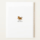 2022年かわいい〔占星術の〕十二宮図の形見 プランナー手帳 (裏面)