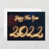 2022年きらめくおめでとう花火 シーズンポストカード (正面/裏面)