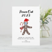 2022年ことわざおもしろいクリスマスジンジャーブレッド シーズンカード (スタンド正面)