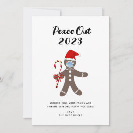 2022年ことわざおもしろいクリスマスジンジャーブレッド シーズンカード
