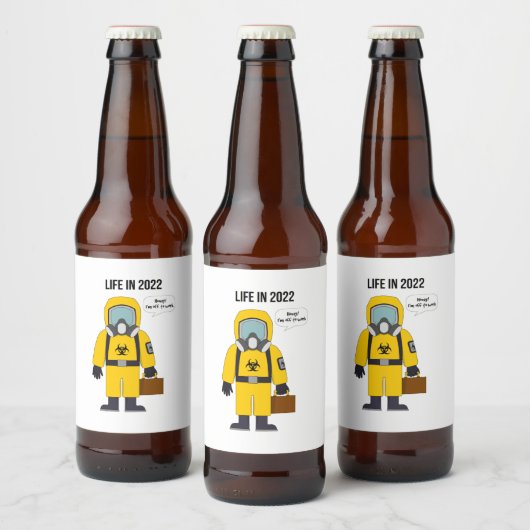 2022年に出社 ビールラベル (ボトル)