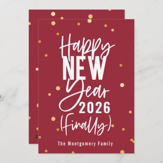 2022年のおめでとう シーズンカード (正面/裏面)