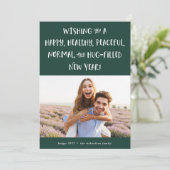 2022年のお願い |森の緑の新年 シーズンカード (スタンド正面)