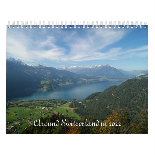 2022年のまわりに暦のスイス カレンダー (カバー)
