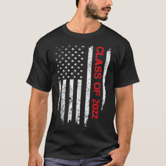 2022年のアメリカ愛国国旗ヴィンテージクラス Tシャツ