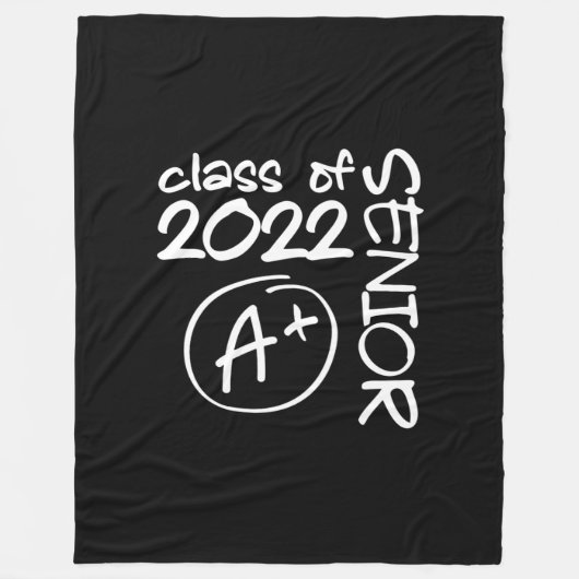 2022年のクラスA +卒業 フリースブランケット (正面)
