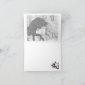 2022年のクリスマスの馬たち カード (内部)