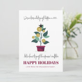 2022年のクリスマス前の皮肉な高価な年 カード (スタンド正面)