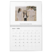 2022年のクリーンミニマシンプルリスモダントスタイリッシュ写真 カレンダー (3月 2026)