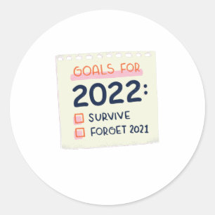 2022年のゴール生き延び: 2021年忘れ2021年 ラウンドシール
