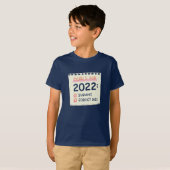 2022年のゴール生き延び: 2021年忘れ2021年 Tシャツ (正面フル)
