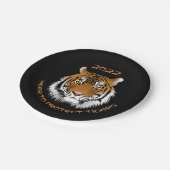2022年のトラ保護ガス ペーパープレート (アングル)