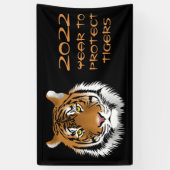 2022年のトラ保護ガス 横断幕 (縦)