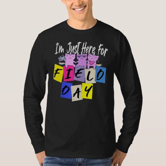 2022年のフィールドデーに来たばかりのユニコーンかわいい Tシャツ (正面)