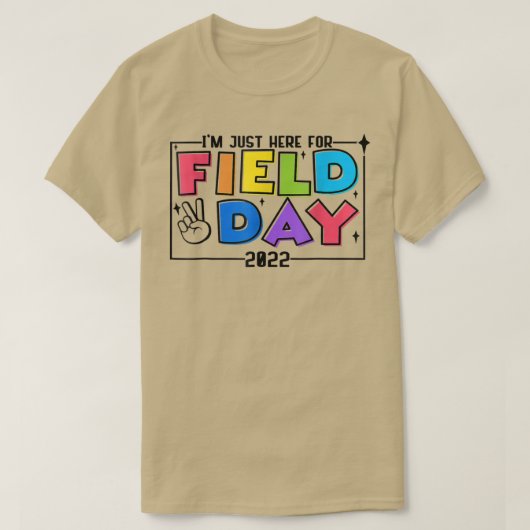 2022年のフィールドデーの子供Im Tシャツ (デザイン正面)