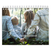 2022年のミニマシンプルリストカスタム写真 カレンダー (カバー)