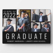 2022年の卒業クラス5フォトブラック フォトプラーク (正面)