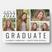 2022年の卒業クラス5写真 フォトプラーク (正面)