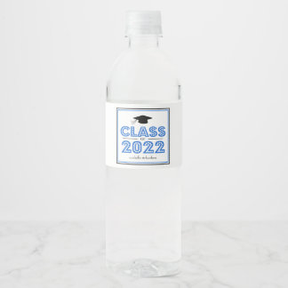 2022年の卒業クラス（青） ペットボトルラベル