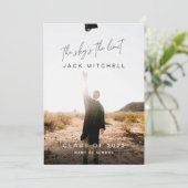 2022年の卒業写真の「スカイズ・リミットクラス」 案内状 (スタンド正面)