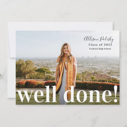 2022年の卒業写真クラス 案内状 (正面)