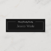 2022年の卒業発表名カード・クラス スキニー名刺 (正面)