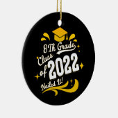 2022年の卒業8年生クラスNailed It セラミックオーナメント (右)