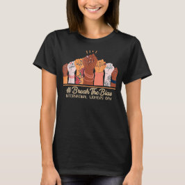 2022年の女性の国際的日の贈り物の偏見を取り除く Tシャツ