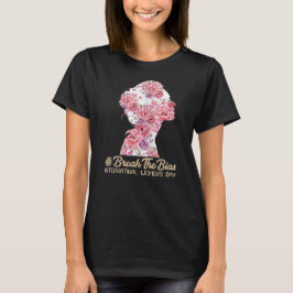 2022年の女性の国際的日の贈り物の偏見を取り除く Tシャツ