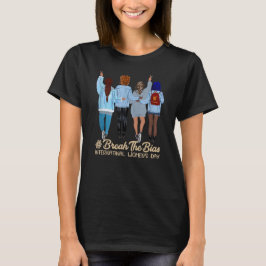 2022年の女性の国際的日の贈り物の偏見を取り除く Tシャツ
