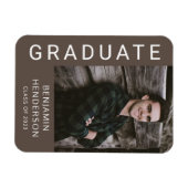 2022年の少年卒業クラス写真 マグネット (横)