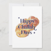 2022年の楽しいハッピーチャラデイズ ハヌカ 水彩 シーズンカード (正面)