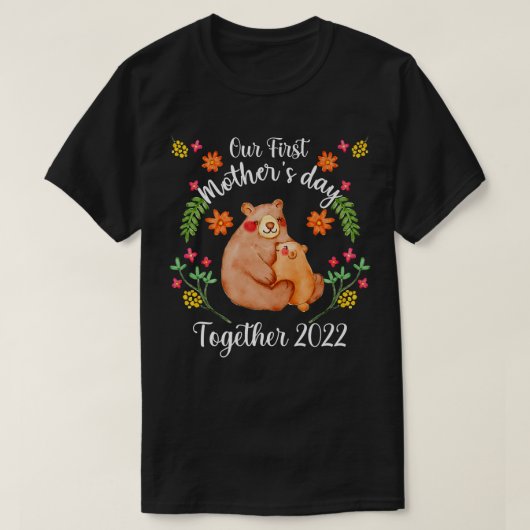 2022年の母の日と2022年のカワイトベアファム Tシャツ (デザイン正面)