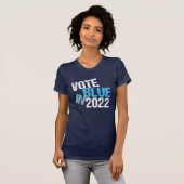 2022年の民主政カッコいい治選挙で投票が行われる Tシャツ (正面フル)