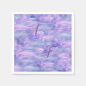 2022年の水反射の色 スタンダードカクテルナプキン (正面)