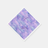 2022年の水反射の色 スタンダードカクテルナプキン (角)