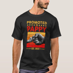 2022年の父の日にパパに昇進 Tシャツ