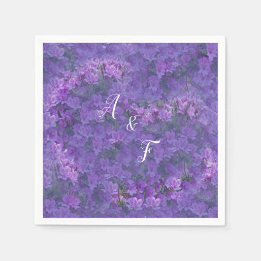 2022年の花の色 スタンダードカクテルナプキン (正面)