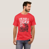2022年の虎の中国の〔占星術の〕十二宮図新中国の規 Tシャツ (正面フル)