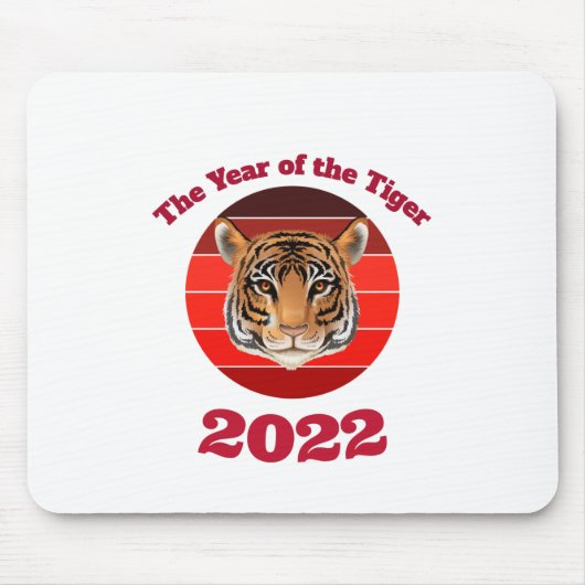 2022年の虎 マウスパッド (正面)