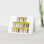 2022年の誕生日22回目を迎えた猫マンガ カード (正面)