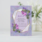 2022年の非常にペリブルーバイオレット色 出欠カード (スタンド正面)