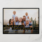 2022年の2023年レビューを楽しみにしている 箔シーズンカード (正面)